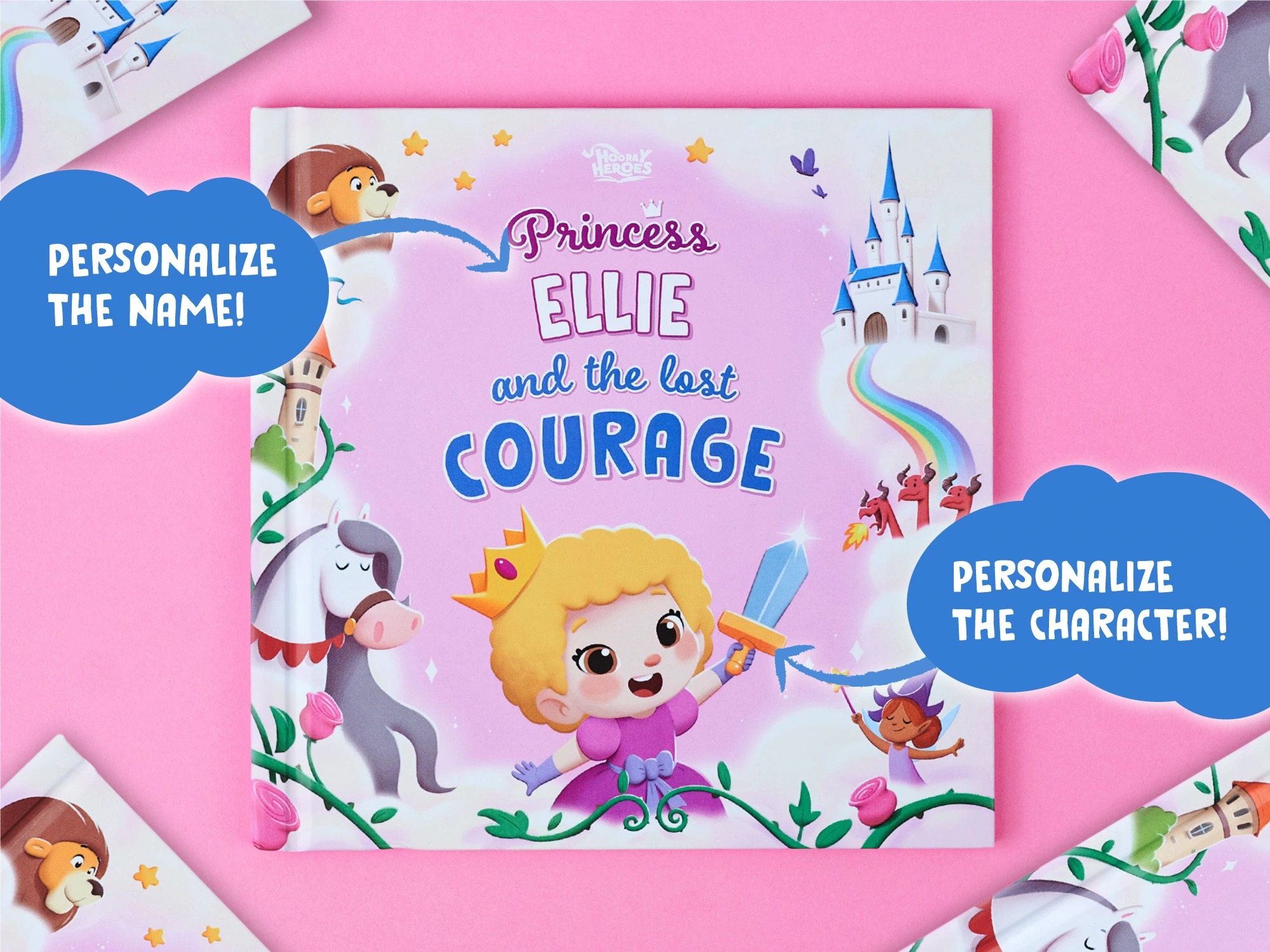Personalized books have a lot of benefits to girls' confidence, self-esteem and courage.
