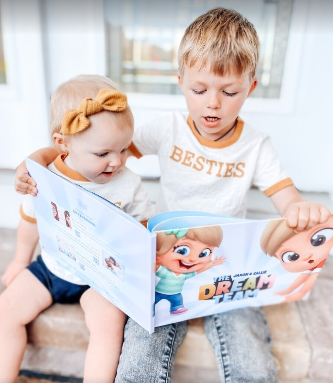 The best newborns and children personalized books are from Hooray Heroes.