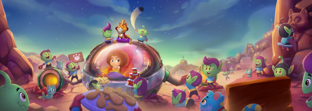 Your child and his cat will be sent to Mars in this great personalized pet book.