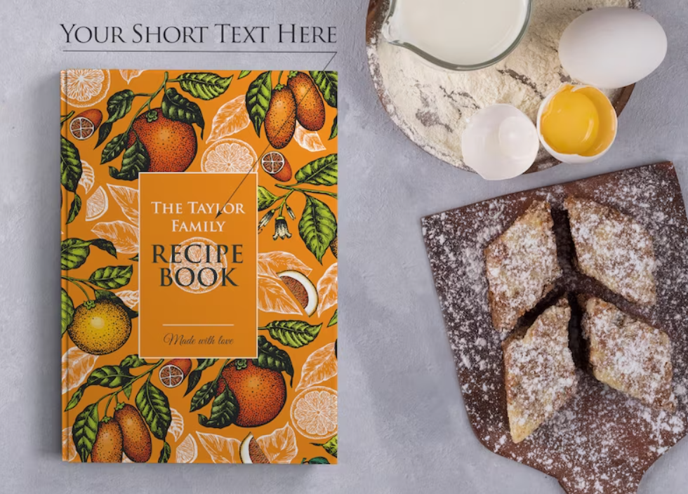 A recipe book that can be personalized: a lovely gift for Christmas to offer to your grandmother.
