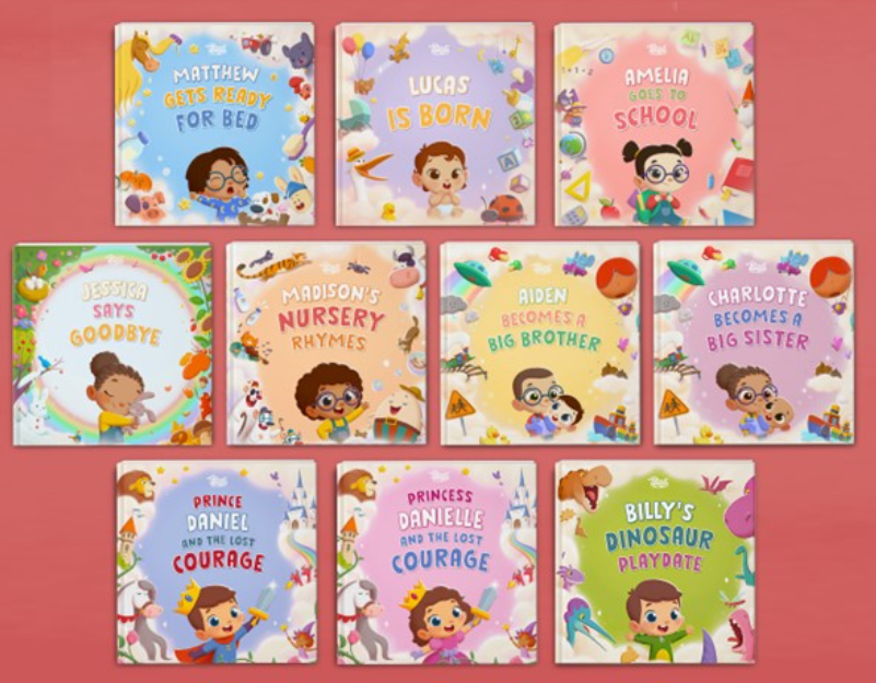 A precious book of your kiddo's firsts, personalized to a T.