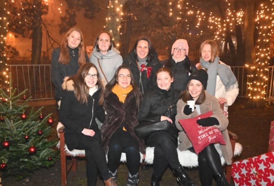 Hooray Heroes staff get together at Christmas 