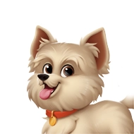Cairn terrier in a Hooray Heroes personalized dog book