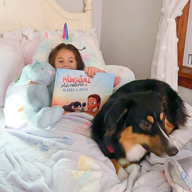 This personalized pet book is a perfect Christmas or birthday gift.
