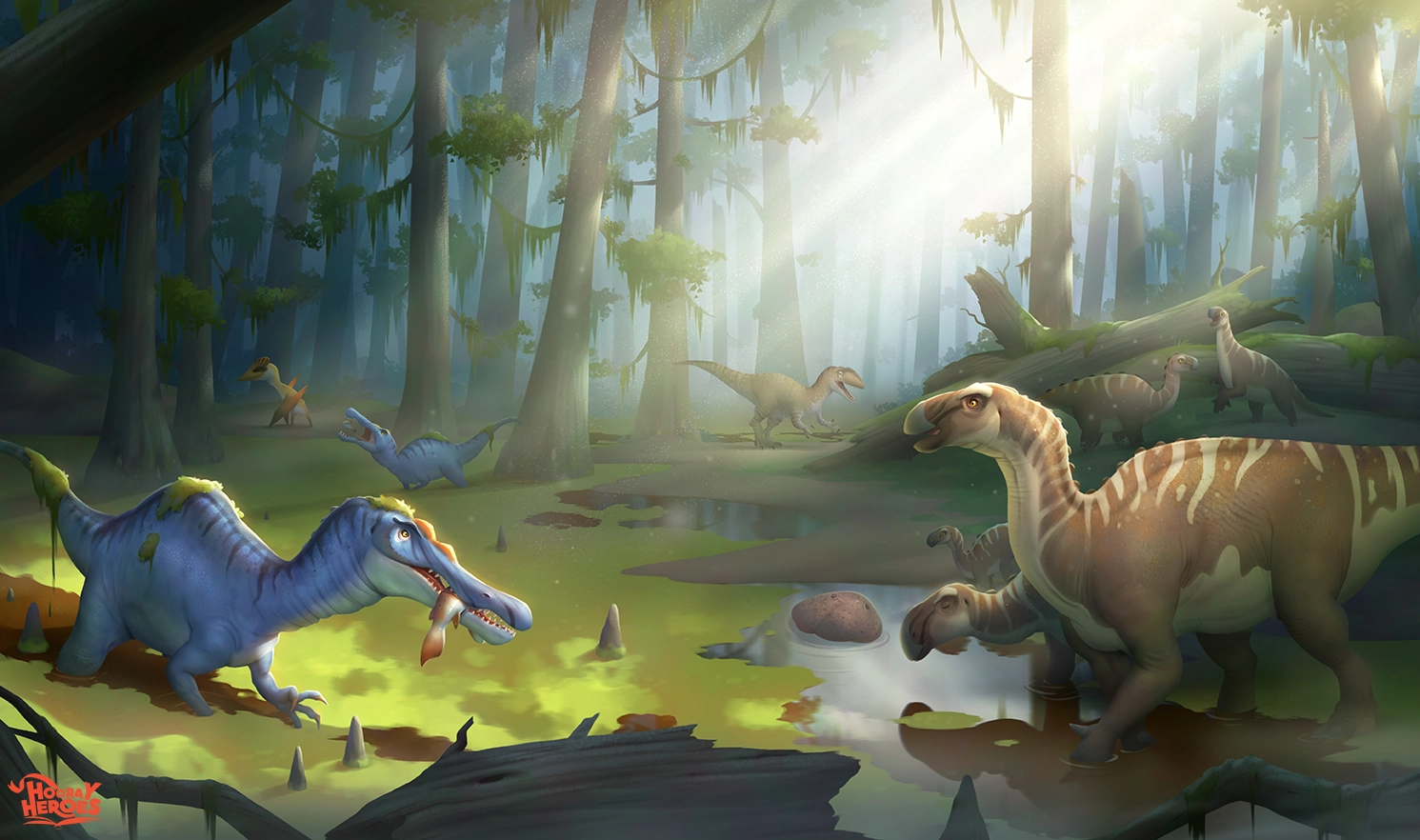 How dinos were hunting is a topic of this personalized encyclopedia full of dinosaurs.