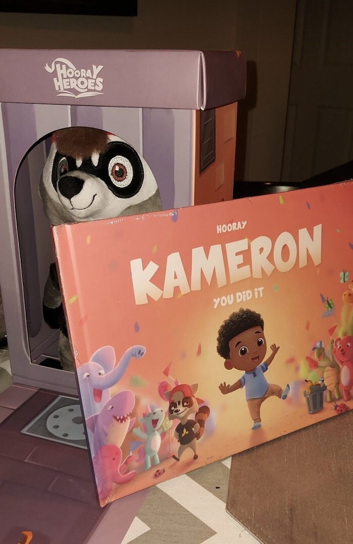 Personalized milestone book for children.