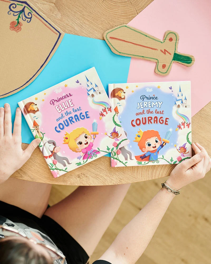 Personalized books allow customers to insert their names and appearance.