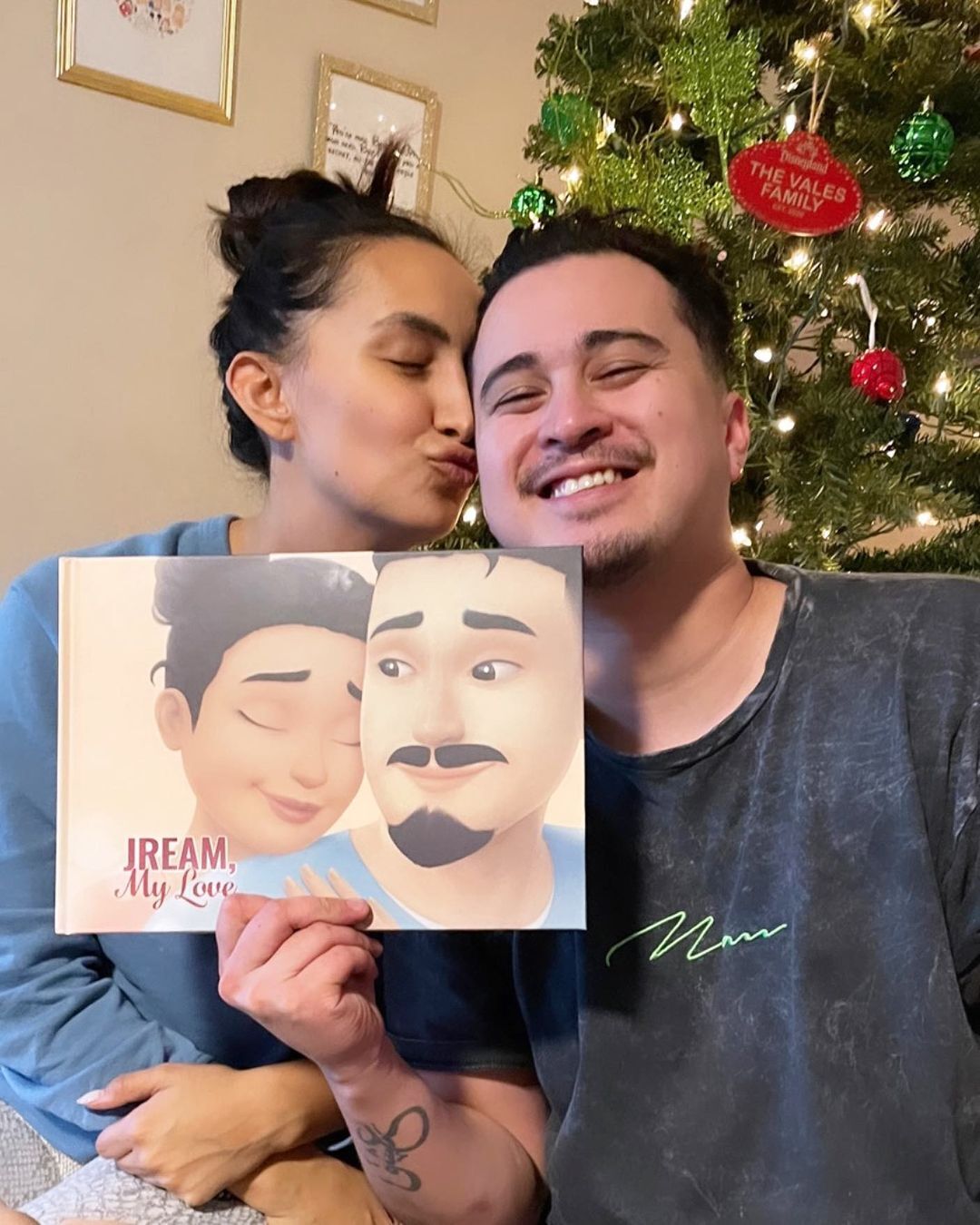 A personalized book is always a good gift idea for a boyfriend or girlfriend during Christmas..