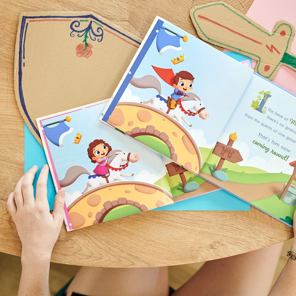 Include both boys and girls in the roles of brave princes and princesses and break down gender stereotypes.
