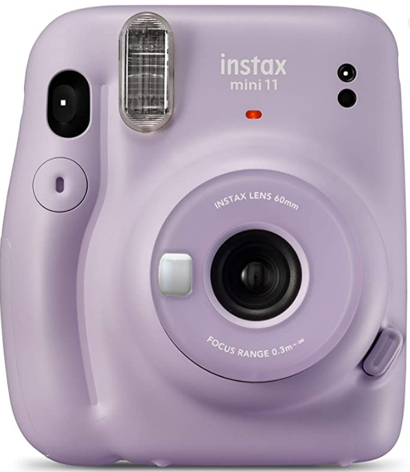 A camera that produces instant pictures, perfect for the new big brother or sister.