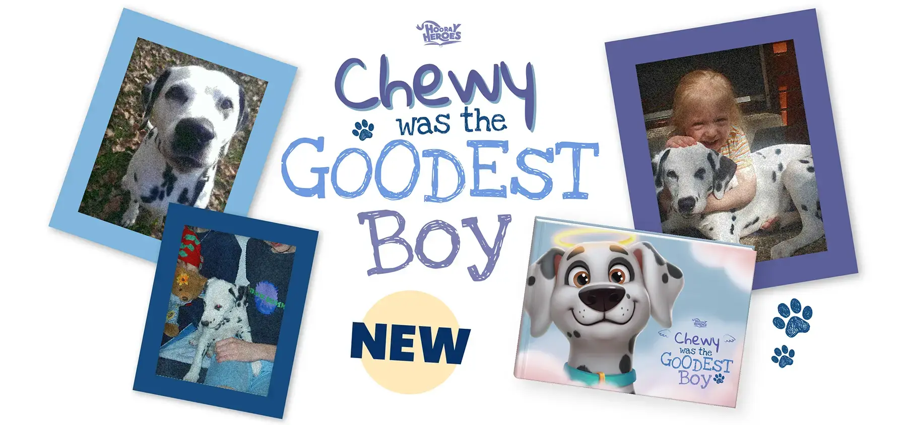 A personalized pet book just for your dog and about your incredible relationship.