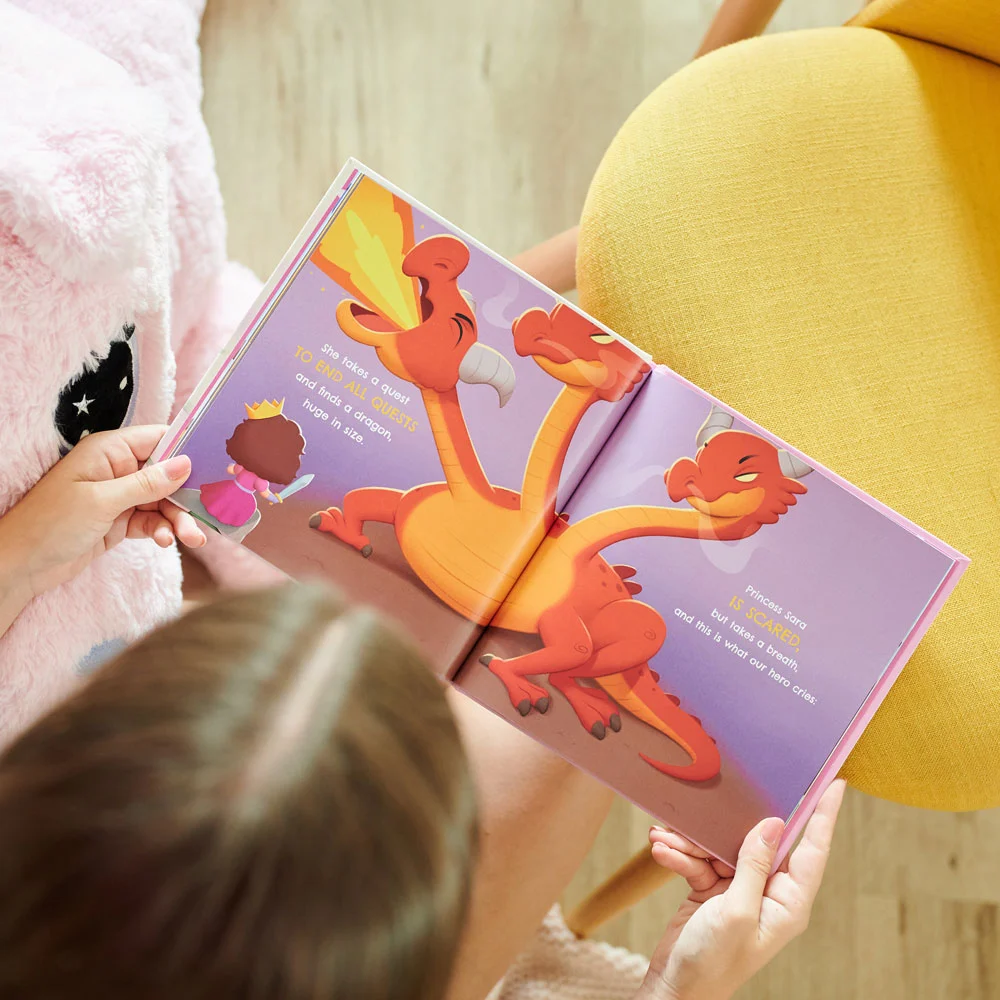 Spur your girl's courage, leadership skills and decision-making abilities with personalized books about princesses.