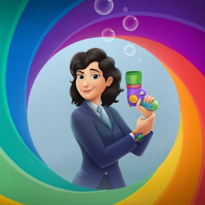 A personalized book shows your mom as a secret agent.