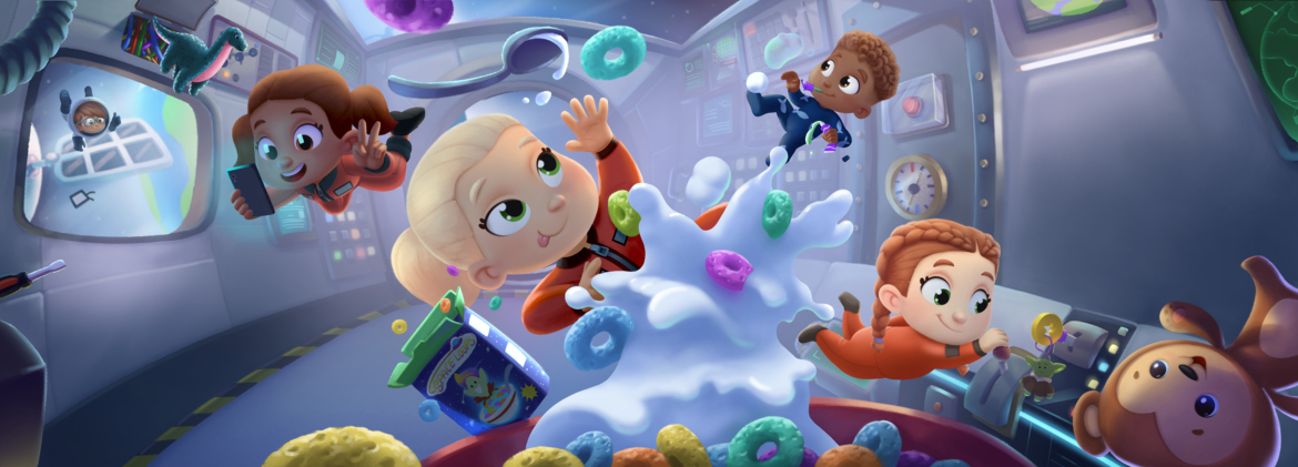A space story is available in the personalized book for 4 & 5 kids