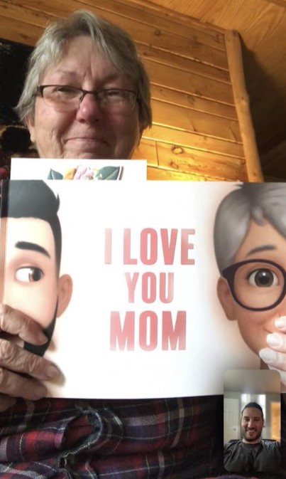 A personalized Mother's day gift from a son. 