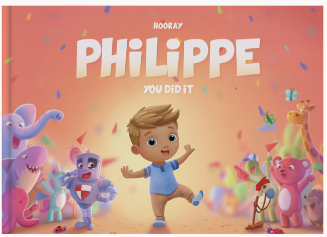 A precious book of your kiddo's firsts, personalized to a T.