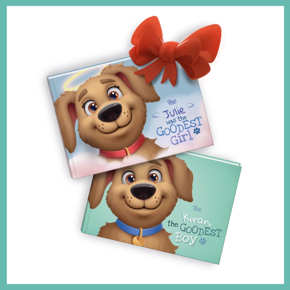 A personalized pet book just for your dog and about your incredible relationship.