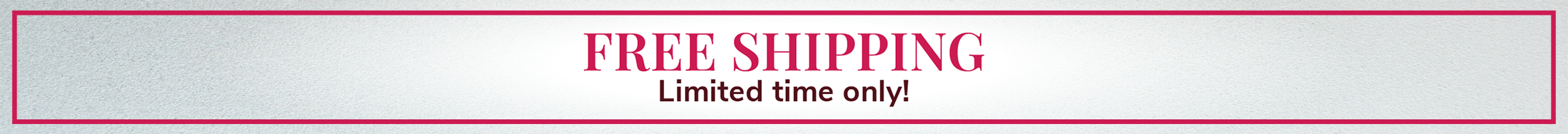 free shipping banner